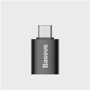 مبدل USB-A to Type-C باسئوس مدل Ingenuity Series Mini OTG-ZJJQ0000