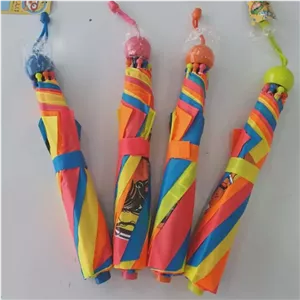چتر بچه گانه هفت رنگ، تاشو پرچمی مارک هلو hello