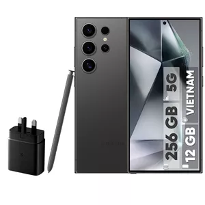 گوشی موبایل سامسونگ مدل Galaxy S24 Ultra دو سیم کارت ظرفیت 256 گیگابایت و رم 12 گیگابایت به همراه شارژر سامسونگ - ویتنام