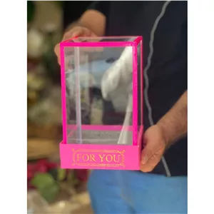 باکس شیشه ای صورتی