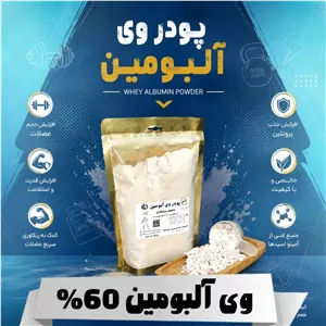 مکمل ورزشی (وی آلبومین) 60 درصد(500 گرمی)