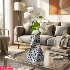 گلدان اهورا شکوفه آبی