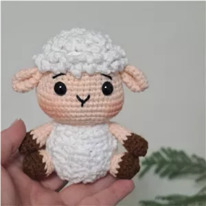عروسک با مزه ببعی دست بافت