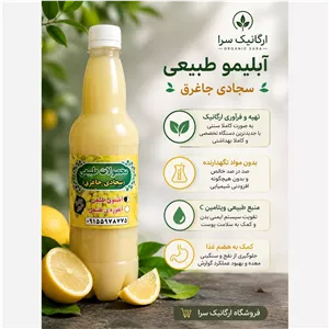 آبلیموی طبیعی ارگانیک 1 لیتری 
