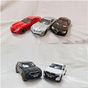 ماکت فلزی ماشین بنز SLR و BMW XM مقیاس 1 24