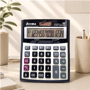 ماشین حساب رومیزی آتیما اصلی مدلAT-2219C-14