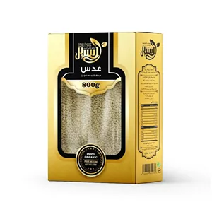 عدس کانادا بسته بندی 800 گرمی اسریل 