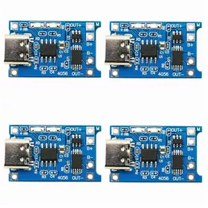 ماژول شارژر باتری مدل TP- 4056 Micro USB TypeC بسته 4 عددی ارسال پس کرایه 