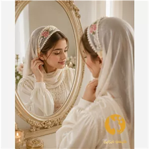 هدبند تور ، هدبند زنانه،اکسسوری دخترانه 