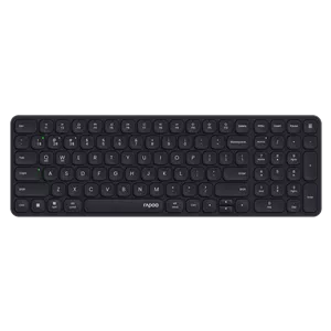 کیبورد بی سیم شارژی رپو مدل Rapoo E9350L Dark Grey با پورت USB-C و حروف فارسی