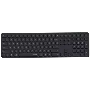 کیبورد بی سیم شارژی رپو مدل Rapoo E9550L Dark Grey با پورت USB-C و حروف فارسی