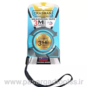 متر نشکن سه متری عرض 16 mm کراسمن