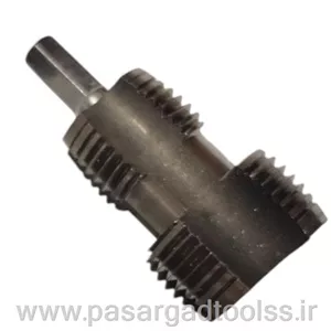 قلاویز سر دریلی لوله PVC 12 و 34 اینچ ابزار رزوه زن لوله سفید (gongju)