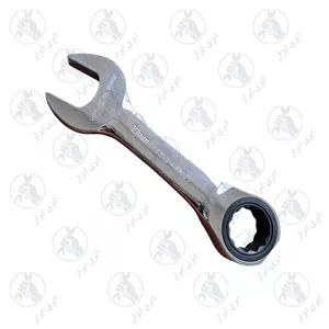 آچار یکسر تخت و یکسر رینگ جغجغه ای کوتاه A-KRAFT کد 6215