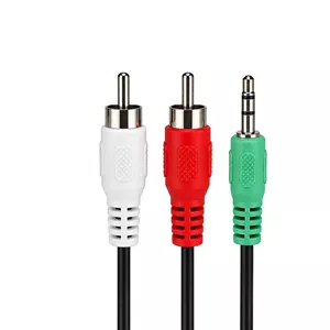 کابل تبدیل 1 به 2 AUX پی نت طول 1.5 متری