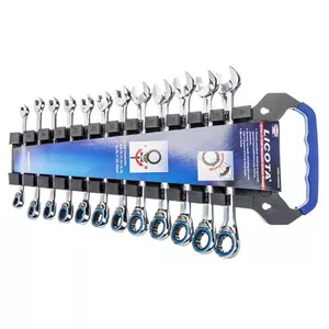 آچار یک سرتخت-یک سررینگ لیکوتا مدل ARW-23MK03 کد 2 مجموعه 12 عددی