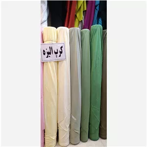 کرپ الیزه گرم بالا با تنوع رنگی (متری 489هزار تومن)