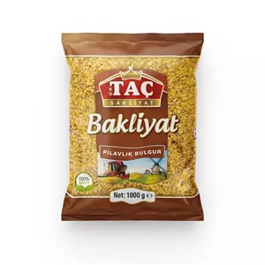 بلغور گندم پلویی تاچ Taç دانه درشت اصل ترکیه1000 گرمی