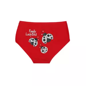 شورت زنانه اسلیپ نخی سایز 3XL پشت چاپی طرح کفشدوزک بانو