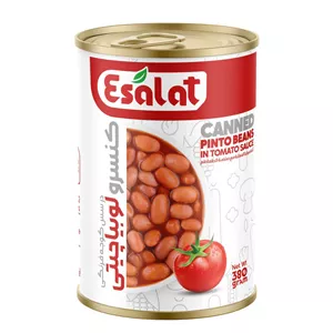 کنسرو لوبیا چیتی در سس گوجه فرنگی اصالت - 380 گرم