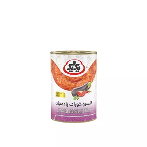 کنسرو خوراک بادمجان یک و یک - 400 گرم