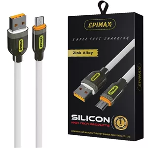 کابل فست شارژ Epimax مدل Zink Alloy - کابل فست شارژ Epimax مدل Zink Alloy کد EC-124