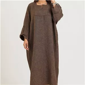 کفتان پارچه لینن زارا یقه خشتی