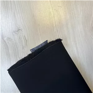 پارچه نخی ویسکوز اعلا تک رو تمام مشکی