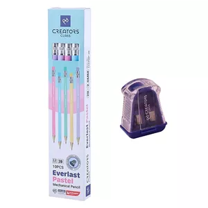 مداد نوکی 2 میلی متری کریتورز کلاس مدل Pastel به همراه تراش مجموعه 11 عددی