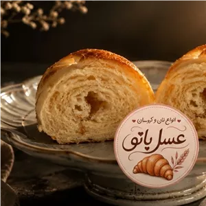 کروسان تازه دستساز شکلاتی، پنیر گردو، مربایی،ژامبون پنیر و فیلینگ دلخواه