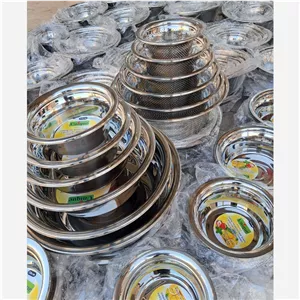 سرویس ابکش و لگن استیل ضخیم مارک یونیک اصل 12 پارچه 