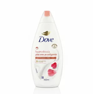 ژل حمام Dove Piacere Avvolgente با رایحه بادام و گل ختمی 450 میل