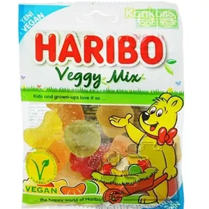 پاستیل هاریبو وجی میکس (Veggy mix)-80 گرمی 