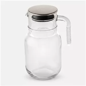 پارچ لیمون مدل شیشه ای درب استیل کد H2376