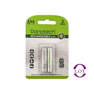 باتری نیم قلمی قابل شارژ 900mAh پاناتک مدل HR03