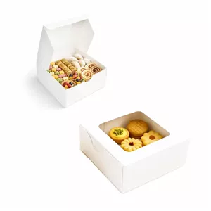 جعبه کوکی و شیرینی 11 در11 در ارتفاع 5
