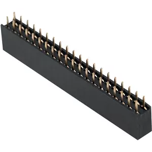 پین هدر 2x20 مادگی صاف پایه بلند 2.54 میلیمتر استریت DIP