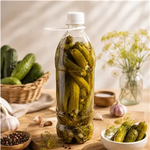 خیار شور بطری سنتی یک کیلویی