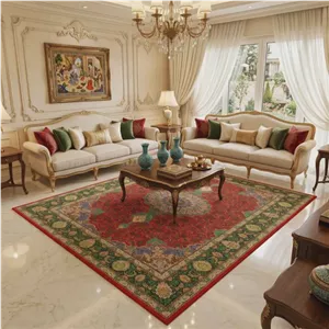 فرش ابریشم کد 1600225