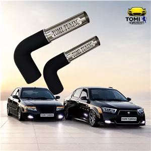 کیت مکش EF7 تامی تیونینگ استیل مناسب سمند و دنا سایز 63 و 76 میلیمتر