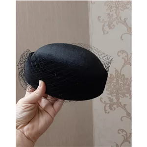 کلاه پیلباکس محدب ساده بدون تزیین
