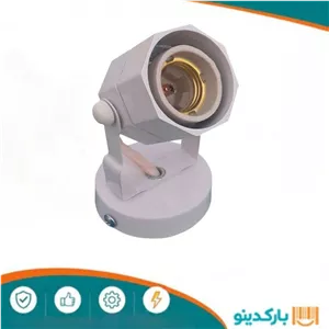سینی چراغ 1 شعله سفید آلومینیوم