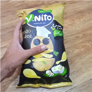 چیپس 105 گرمی سس آلفردو (قارچ، خامه، جعفری)