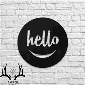 تابلو چوبی سلام