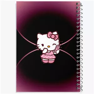 دفتر شطرنجی 50 برگ خندالو طرح هلو کیتی Hello Kitty کد N6800 - با بهترین کیفیت