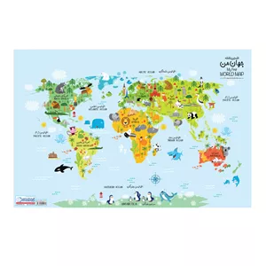 نقشه جهان من گیتاشناسی کد 1613 SMC