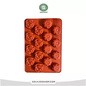 قالب سیلیکونی حلوا رز و آفتابگردان