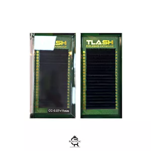 پالت مژه 20 ردیفه تی لش با فر CC ، ضخامت 0.07 و سایز 11