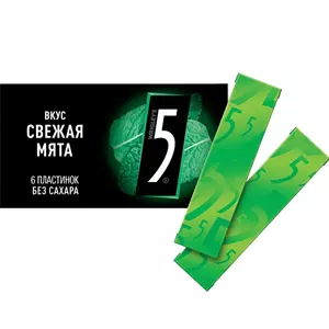 آدامس فایو نعنایی 6 عددی با طعم Fresh Mint
