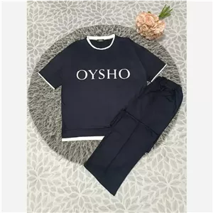 ست تیشرت شلوار OYSHO جنس دورس چهارفصل فری سایز